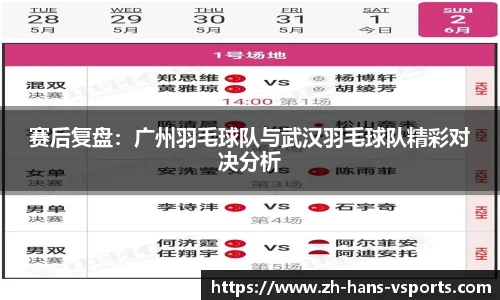 赛后复盘：广州羽毛球队与武汉羽毛球队精彩对决分析